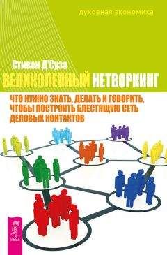 Стивен Д'Суза - Великолепный нетворкинг. Что нужно знать, делать и говорить, чтобы построить блестящую сеть деловых контактов