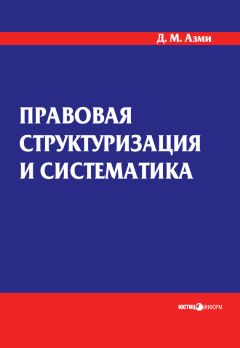 Дина Азми - Правовая структуризация и систематика